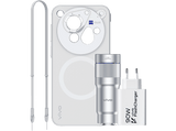 Kit de cámara - vivo Kit de fotografía para vivo X500 Pro, Incluye: Funda con Adaptador, Correa, Cargador 90W y Extensor Teleobjetivo, Gris