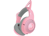 Auriculares gaming - Razer Kraken Kitty V2 BT, Bluetooth, Iluminación RGB, Autonomía hasta 40h, Orejas gatito, Negro