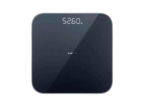 Báscula inteligente - Xiaomi Smart Scale S200, 150 kg, Bluetooth, Vidrio templado y Plástico de Ingeniería, Gris oscuro