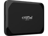 Disco duro SSD externo - Crucial X9, 4 TB, USB-C, Portátil, Negro