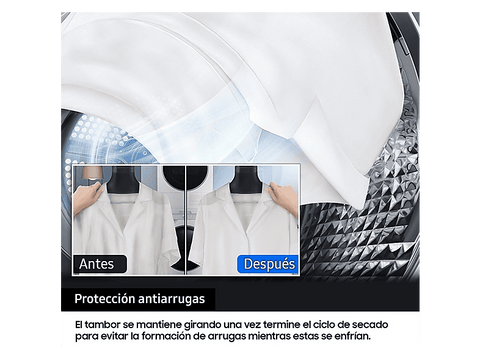 Secadora bomba de calor - Samsung Bespoke AI DV16DG8600BWU3, 16 Kg, 21 programas, AI Dry, Clase C, Blanco