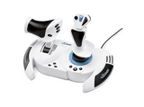 Simulador de Vuelo - Thrustmaster T.Flight Hotas 5 MSFS Special Edition, Para PS5, PS4 y PC, Mando de Potencia y Controlador de Simulación, Blanco