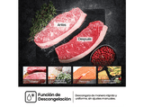 Microondas con grill integrable - Hisense BIM320G41X, 1000 W, 5 niveles, Auto-Limpieza, 20 l, Inox