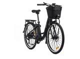 Bicicleta urbana - Youin You-Ride Paris, 250 W, 25 km/h, 40 km de autonomía, Negro