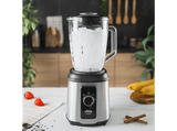 Batidora de vaso - Ufesa Sunset, 1600 W, 1.5 l, 2 Velocidades + Pulse, Base de acero inoxidable, Negro