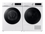 Lavadora carga frontal - Samsung WW90DG5G34AEEC, 9 kg, 1400 rpm, 12 programas, Autodosificación, AI EcoBubble™, AI Wash, fondo reducido, Blanco
