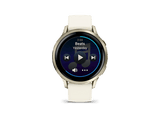 Reloj deportivo - Garmin Venu 4, Blanco, 41mm, Pantalla 1.2, Autonomía 10 Días, Alineación del Sueño, Correa de Silicona