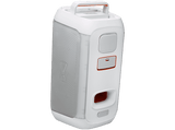 Altavoz de gran potencia - JBL PartyBox Club 120, Portátil para fiestas, Asa plegable, Bluetooth, Resistente salpicaduras, Autonomía 12h, 160W, Blanco