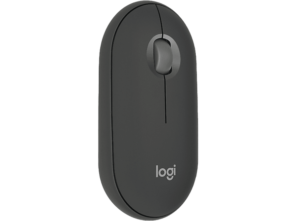 Ratón inalámbrico - Logitech Pebble 2 M350S, Inalámbrico, Multidispositivo, 4000 ppp, Negro