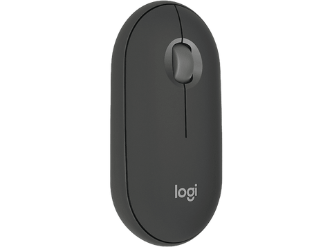 Ratón inalámbrico - Logitech Pebble 2 M350S, Inalámbrico, Multidispositivo, 4000 ppp, Negro