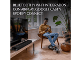 Barra de sonido - Harman Kardon Enchant 1100, Sonido envolvente 3D, Dolby Atmos, DTS:X, MultiBeam, Calibración automática, Canales 11.0.2, WiFi, Negro