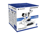 Simulador de Vuelo - Thrustmaster T.Flight Hotas 5 MSFS Special Edition, Para PS5, PS4 y PC, Mando de Potencia y Controlador de Simulación, Blanco