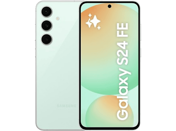 Móvil - Samsung Galaxy S24 FE, Mint, 256GB, 8GB RAM, 6.7" FHD+, Exynos 2400,  4700mAh, Android 14