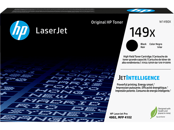 Cartucho de tóner- HP LaserJet 149X, Alta capacidad, Negro