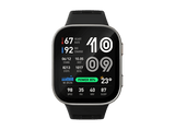 Smartwatch - Amazfit Bip Max, Correa 22mm, 5 ATM, Hasta 20 días de Autonomía, Pantalla 2.07 AMOLED, Sensores Salud Sensor biométrico, Silver Black