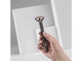 Afeitadora - BaByliss X-BLADE Super-X, 4 Peines Guía (1 mm, 2 mm, 3 mm y 5 mm), 45 min Autonomía, Para Barba, IPX7, Metal Black
