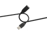 Cable USB - ISY IUC-1020, USB 2.0, USB-A a USB-A, 1.5m, 480 Mbps, Negro