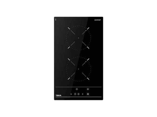 Placa vitrocerámica - Teka TZC 32000 TTC BK, 2 zonas de cocción, 30 cm, Negro