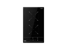Placa vitrocerámica - Teka TZC 32000 TTC BK, 2 zonas de cocción, 30 cm, Negro