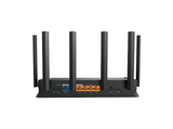 Router - TP-Link Archer BE400, 6500 Mbit/s, MU-MIMO, Wi-Fi 7 de doble banda a 6.5 Gbps, WiFi 7, 6 Antenas, Negro