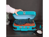Tocadiscos - Prixton VC600,  33.3/45/78 rpm, USB, Bluetooth, Azul