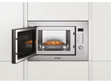 Microondas integrable - Candy MIC25GDFX, Grill, 900W, 10 programas niveles, 25l, Sin marco, Plato giratorio 31.5cm, Inox