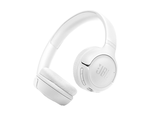 Auriculares inalámbricos - JBL Tune 530BT, Autonomía 76 h, JBL Pure Bass, Plegables, Blanco
