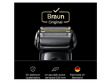 Recambio para afeitadora - Braun NEVO, Cabezal de afeitado original para afeitadoras eléctricas NEVO, 250 hojas, Plata