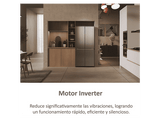 Frigorífico americano - Haier Cube 83 Series 3 HCR3818ENMM, No Frost, 181.5 cm, 467 l, Motor Inverter, Inox