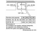 Frigorífico combi - Siemens kg49NXWDQ, No Frost, 203 cm, 438 l, Súper congelación, Hyper Fresh, Blanco