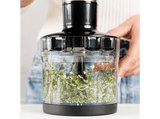 Batidora de mano - Taurus HBA2300X, 2300W, Función TURBO, Incluye vaso medidor de 1 L, picador y emulsionador, Acero Inoxidable, Plateado