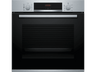 Horno a vapor - Bosch HRA512ES0, Multifunción, Hidrolítica, 71 l, 3D Hot air, Asistente de limpieza, 59.4 cm, Inox