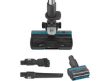 Aspirador escoba - Hoover HF9 MASCOTAS, Cepillo Anti-Enredos y Mascotas, Posición Parking, Luz LED, Autonomía 30 min, 0.7L, 5 años Garantía, Azul