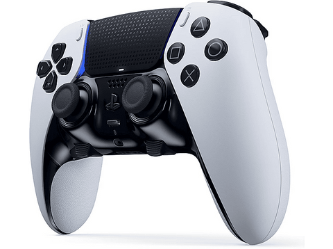 Mando PS5 - Sony  DualSense Edge V2, Para PlayStation 5 y PC, Bluetooth, Retroalimentación háptica, Con estuche de viaje, Blanco