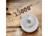 Robot aspirador - Cecotec Conga M60 Pearl, Navegación láser, 13000 Pa, hasta 200 min, App, Bluetooth y WiFi 2,4 GHz, depósito 350 ml/460 ml, Pearl