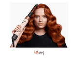 Moldeador - Dyson Airwrap i.d.™, Bluetooth®, Tecnología iónica, 3 Velocidades, Red Velvet/Gold