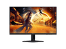 Monitor gaming - AOC Q24G4RE, 23.8" QHD, 180 Hz, 1 ms, IPS, Adaptive Sync, NVIDIA G-SYNC Compatible, HDR10, Negro/Rojo