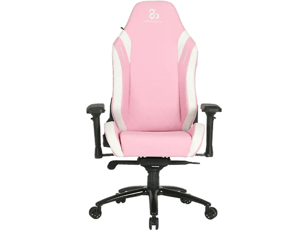 Silla gaming - Newskill Neith, Cojín Lumbar y Cervical, 150 kg, Reposabrazos Acolchados 4D, Piel sintética, Rosa y Negro