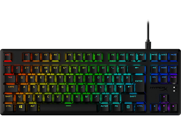 Teclado gaming - HYPERX Alloy Origins Core PBT HX rojo 118079