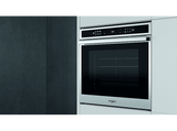Horno a vapor - Whirlpool W6 OS4 4S1 P, Multifunción, Pirolítico, 73 l, 59.5 cm, tecnología 6th SENSE, Acero inoxidable y negro