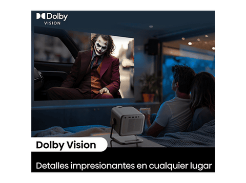 Mini proyector - Hisense M2 Pro, Zoom Óptico, 1300 lúmenes, Autoenfoque, IA, 3D , Gris