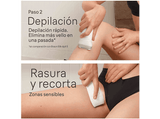 Depiladora - Braun Silk-épil 7 SkinSpa 7-031, Tecnología Micro-Grip, Luz Smartlight, Wet&Dry, All-in-one