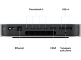 Apple Mac mini (2023) MNH73Y/A, Chip M2 Pro, CPU de 12 núcleos, GPU de 19 núcleos, 16GB de RAM, 8TB de SSD, Gigabit Ethernet, Plata