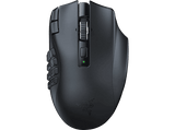 Ratón gaming - Razer Naga V2 Hyperspeed, Inalámbrico, 30000 DPI, 21 controles programables, Hasta 250 h, Negro