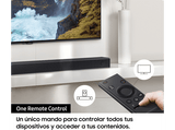Barra de sonido - Samsung HW-C450/ZF, Bluetooth, Subwoofer inalámbrico incluido, 25W, Sonido Inteligente Lite, Modo Juego, Negro