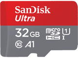 Tarjeta Micro SDHC - SanDisk Ultra, Imaging, 32GB, 120 MB/s, UHS-I, Clase 10, A1, U1, Adaptador SD, Multicolor