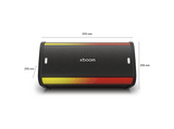 Altavoz de gran potencia - LG XBOOM Stage 501 AI, 220 W, Batería 25h Autonomía, Bluetooth, Luces LED, Efectos DJ, Karaoke, Efectos de Voz, IPX4, Negro