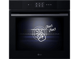Horno a vapor - LG WS9D7672WM, Multifunción, Pirolítico, 76 l, 59.2 cm, Cristal negro mate