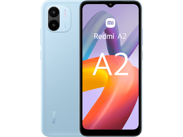 Móvil - Xiaomi Redmi A2, Azul, 64 GB, 3 GB RAM, 6.52" HD+, MediaTek Helio G36, 5000 mAh, Android