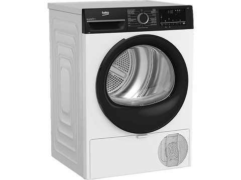Secadora bomba de calor - Beko BM3T49240W, Motor ProSmart Inverter ,9 kg, 15 Programas, Display digital, Blanco